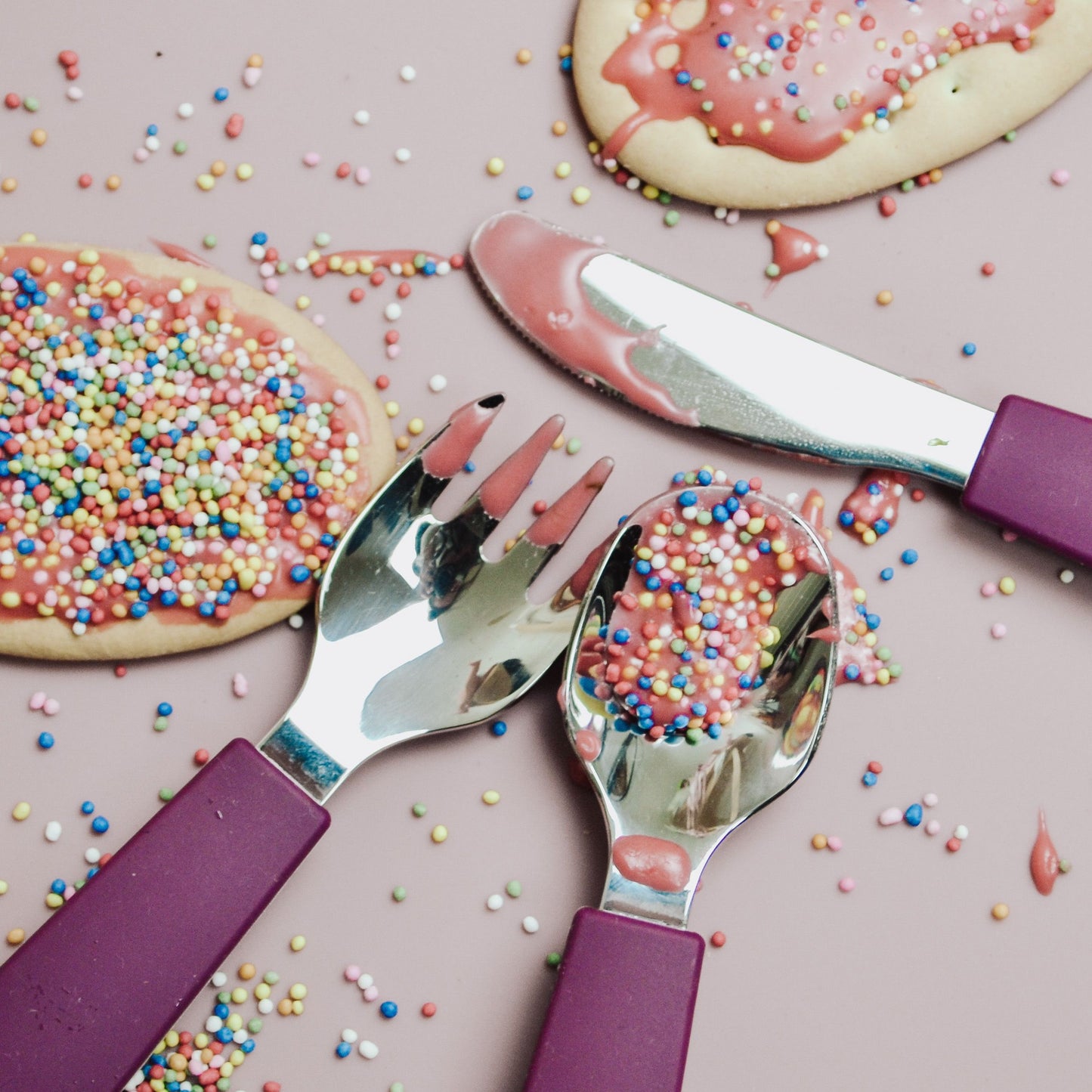 We Might Be Tiny Toddler Cutlery set of 3
