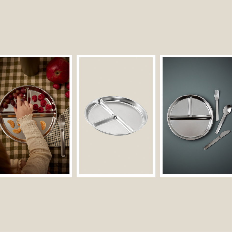 Haps Nordic kids 3-divider plate