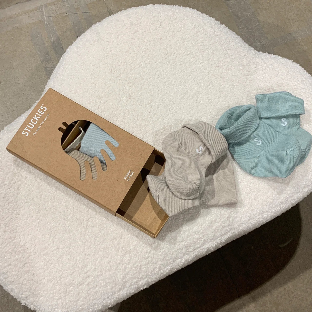 STUCKIES® Newborn Socks set of 4