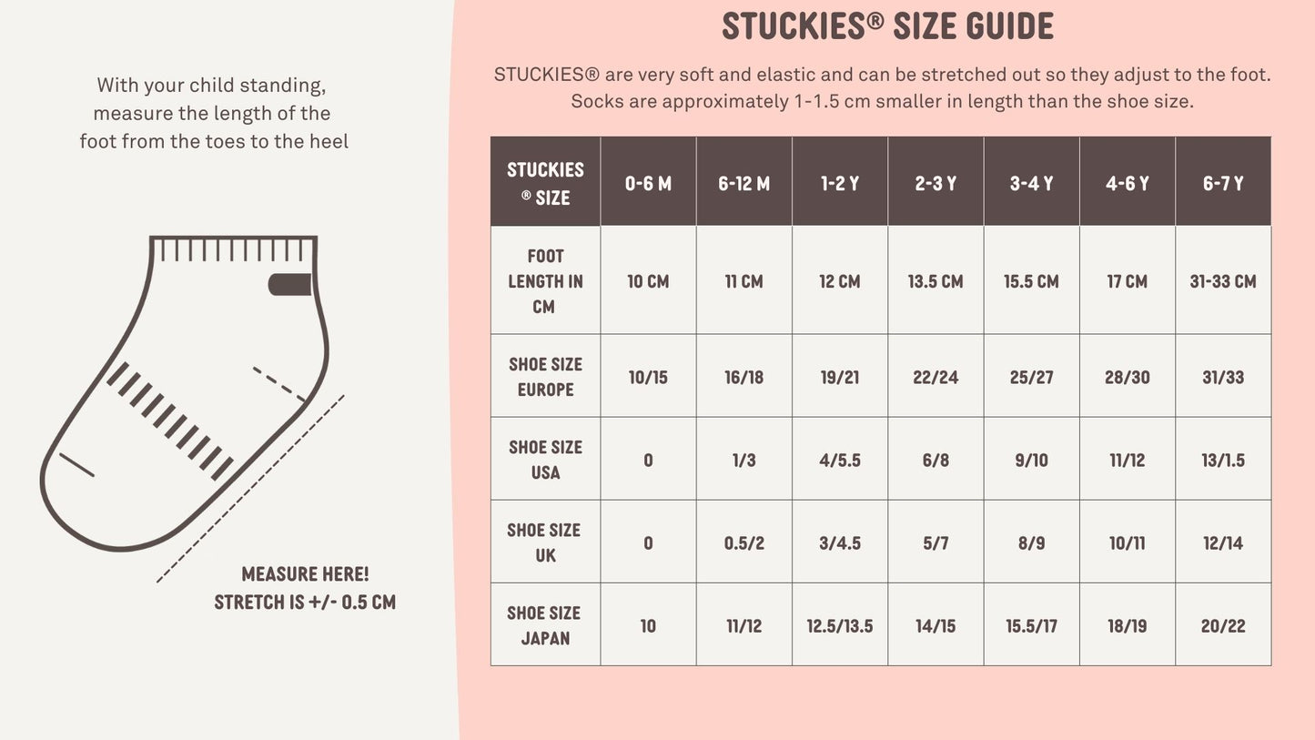 STUCKIES® Sneaker socks set of 3