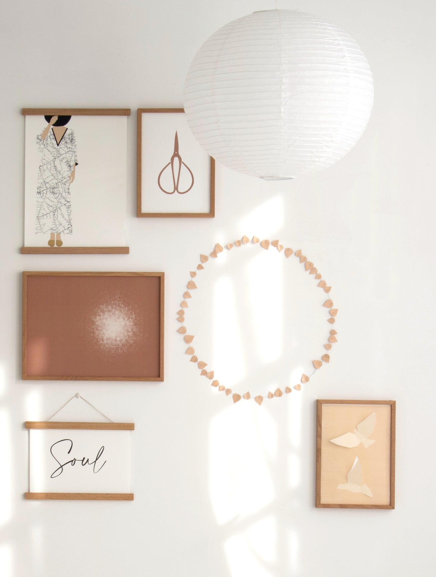 Jurianne Matter Twig leaves - blushing beige