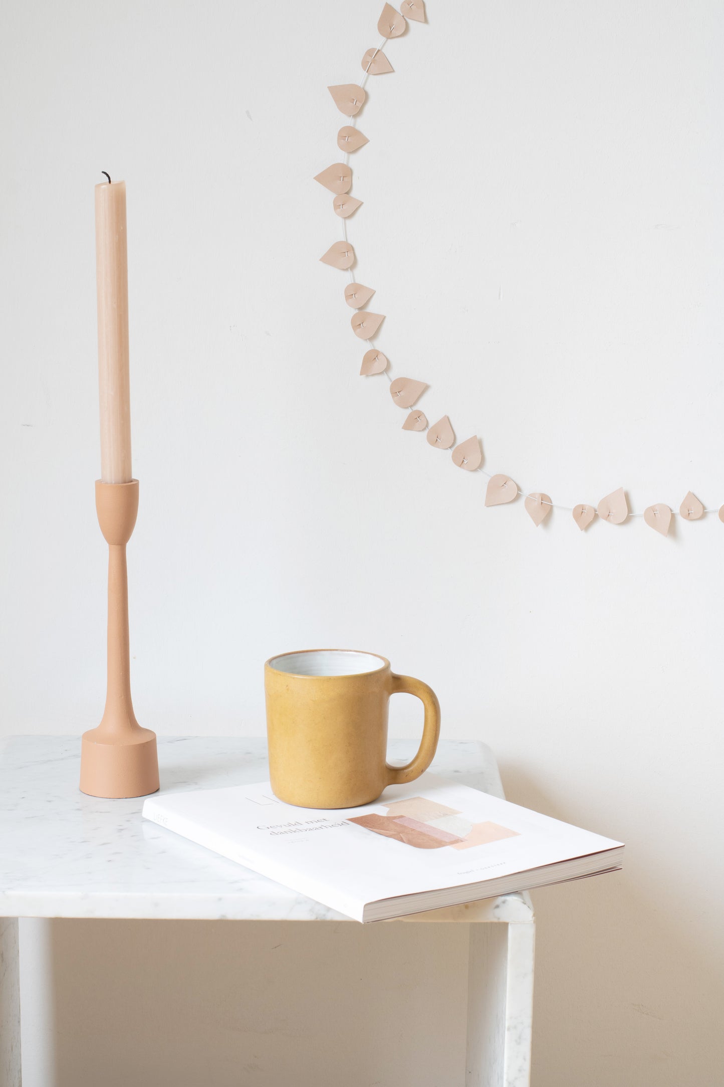 Jurianne Matter Twig leaves - blushing beige