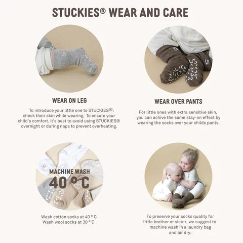 [Slightly Flawed, Fully Functional] STUCKIES® Cotton socks set of 4