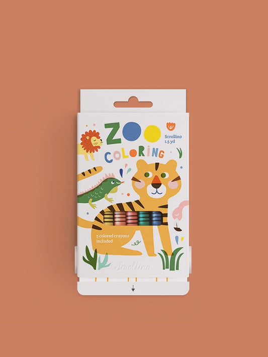 Scrollino - Zoo Colouring