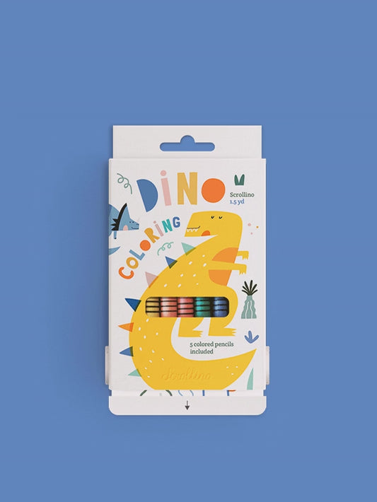 Scrollino - Dino Colouring